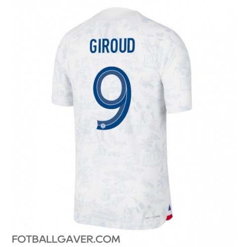 Frankrike Olivier Giroud #9 Fotballklær Bortedrakt VM 2022 Kortermet